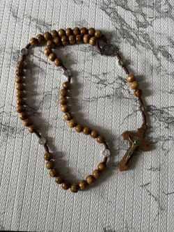 Jewelry Like Vintage Style Rosario en madera esta Nuevo . Thornton area