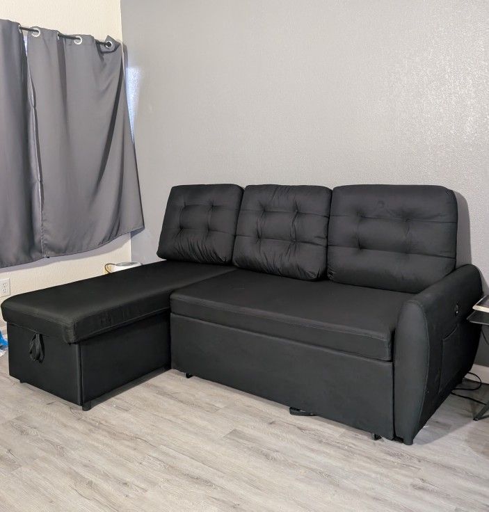 Modular Sofa Couch Bed Foldout With Storage