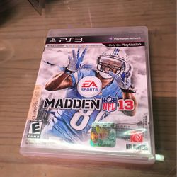 Ps3  Madden NFL 13