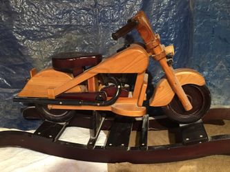 Rocking horse Solid wood motorcycle for Sale in Portland OR OfferUp