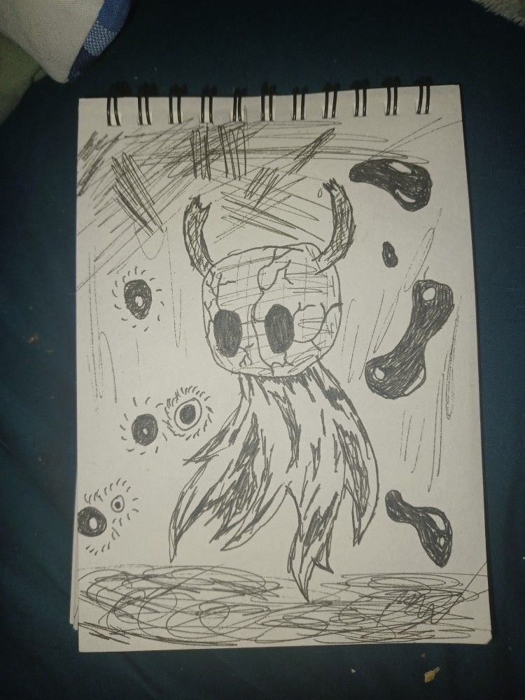 Hollow Knight Pen Drawing