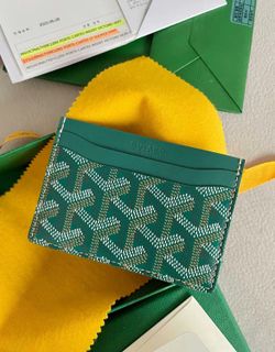 Green Goyard Cardholder