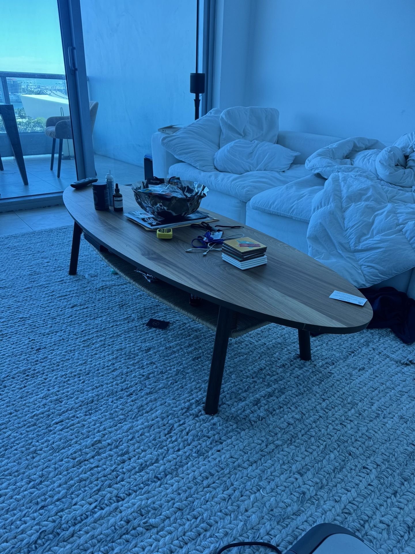 Coffee table and floating TV stand 