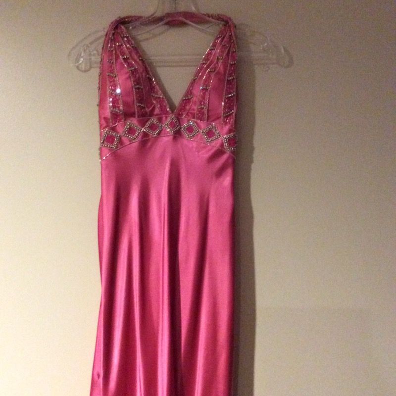 Pink prom dress