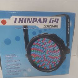 Thinpar 64 RGBA LED DMX Compact Slim Par Can Stage Light Effects