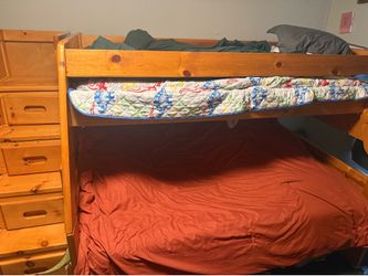 Twin over full Bunk bed $350