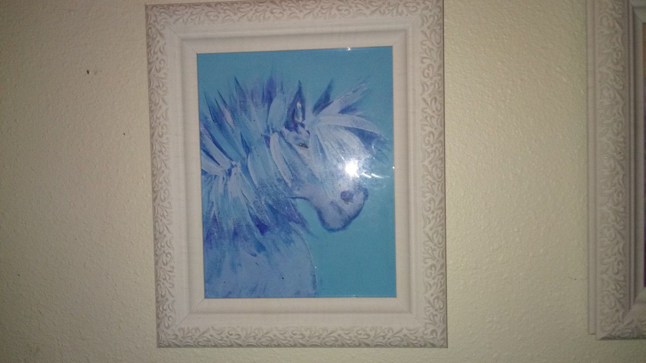 Original water color pony paintings
