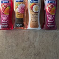 (4) Softsoap Moisturizing Body Wash Luminous Oils Macadamia Oil Soft Peony Plus