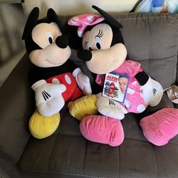 Mickey And Minnie Mouse Plush XXL