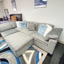 BEAUTIFUL LIMA GRAY SECTIONAL SOFA!$899!*SAME DAY DELIVERY*NO CREDIT NEEDED*EASY FINANCING*HUGE SALE*