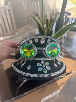 Burning man/rave hat