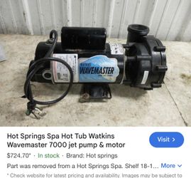 Wave master 7000 Hot Tub Pump 