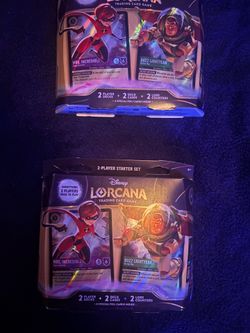 Disney Lorcana 2-Player Starter Set (NEW & SEALED) – $20 Each