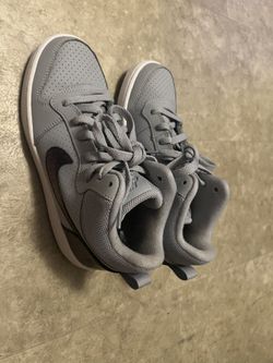 Size 6 Nike Court Borough Mid Ps Cool Grey/purple Platinum