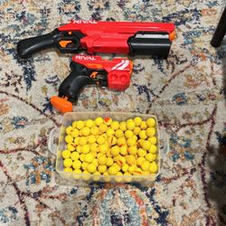 Nerf Rival Shot Gun And Pistol