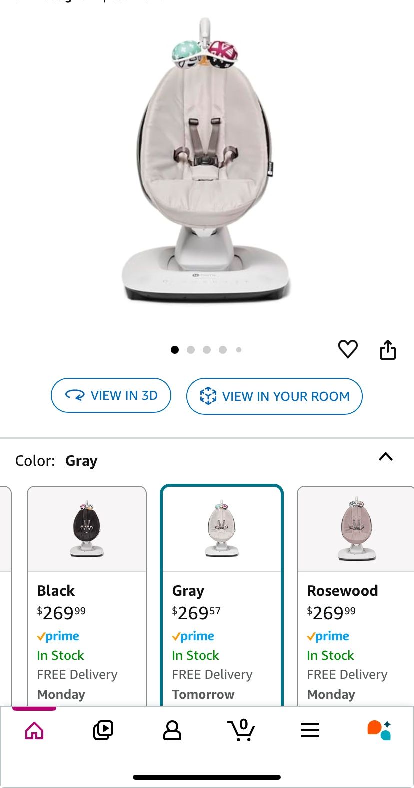 4moms Mamaroo Baby Swing