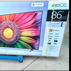 86 Tv Lg Smart 4k Hdtv 6 Month Warranty.  Free Delivery 