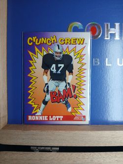 1991 Score Ronnie Lott Crunch Crew Football Card