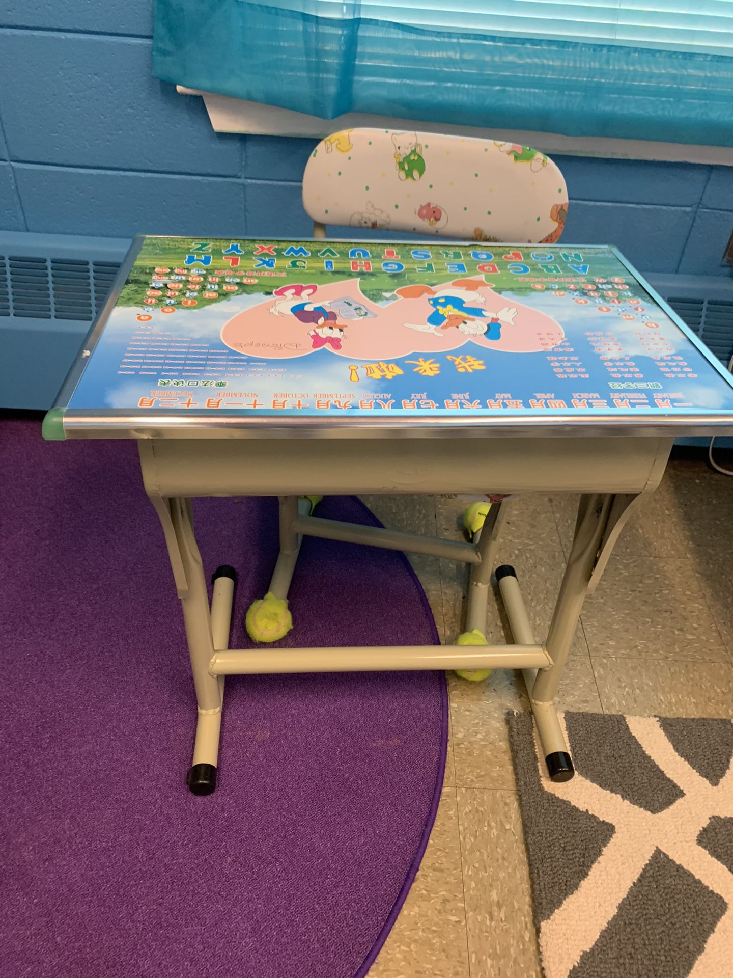 Children’s School Desk With Chair