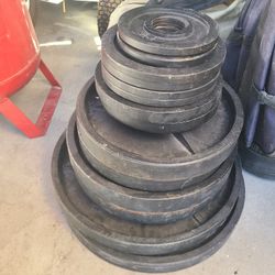 Olympic Weights With Stand