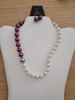 5th Avenue A-Lister Purple Necklace