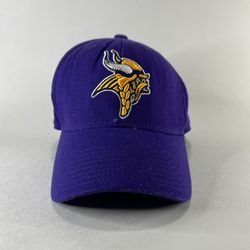 Minnesota Vikings Reebok On Field NFL Purple Adjustable Strap Hat Cap 