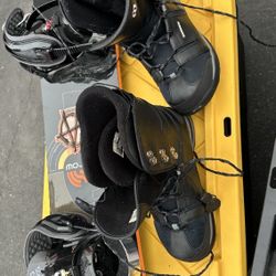Snowboard And Boots