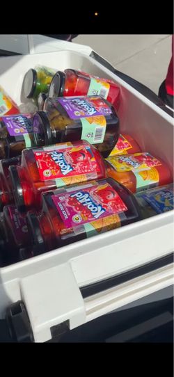 Refreshing koolaid pinapple spears