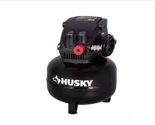 3 Gal. 120 PSI Portable Electric Oil-Free Light Duty Pancake Air Compressor with Fold Down Handle and 1-Quick Coupler