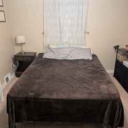 Queen Mattress, Box Spring, And Frame 