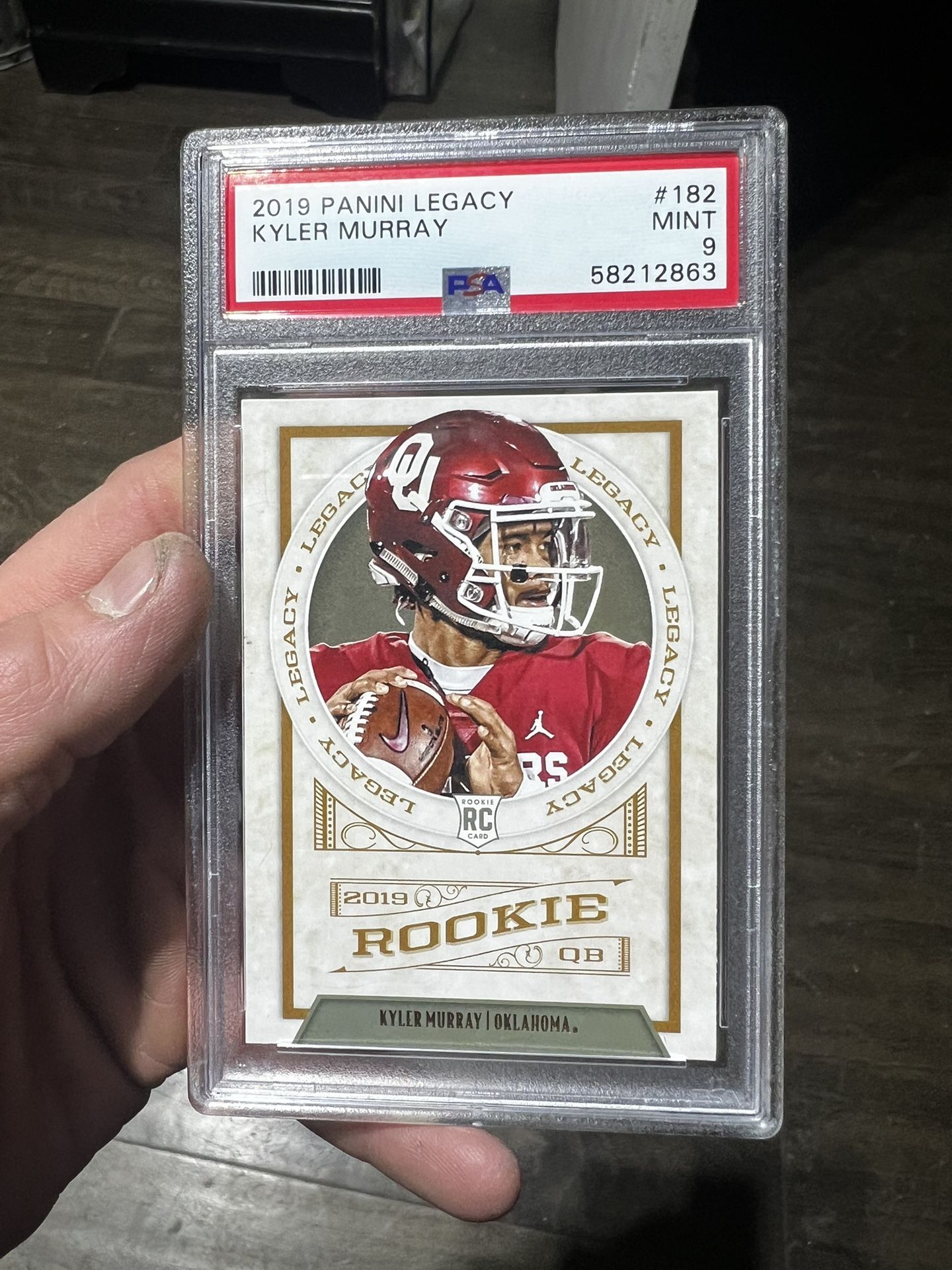 2019 Panini Legacy Kyler Murray Mint 9