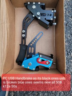 PC USB Handbrake as its black ones usb is broken blue ones seems new a &Koc