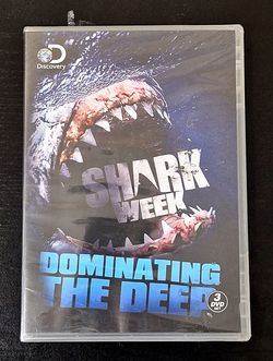 SHARK WEEK: DOMINATING THE DEEP 3-DVD SET - NEW & SEALED