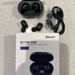 Brand New CH-F331 In-The-Ear Hearing Aid with Bluetooth Headphone Function