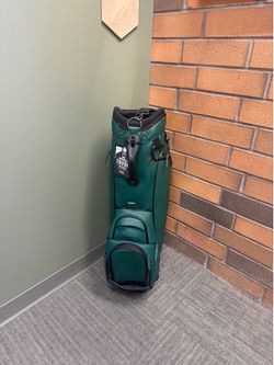 Brand New Emerald Green Stand/Cart Bag