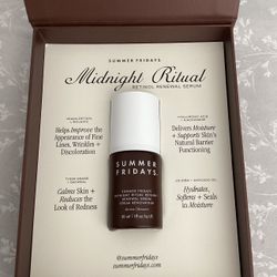 Summer Fridays Midnight Ritual Retinol Renewal Serum 1oz 30 mL New In Box