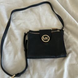 Michael Kors Black Leather Crossbody