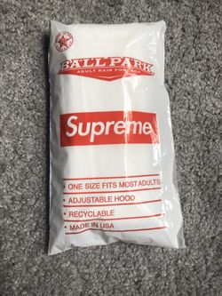 Supreme rain poncho