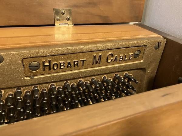 Hobart M. Cable Console Piano