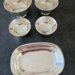 SILVER Serve Ware 5 for $80 Or $20 Each