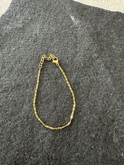 Dainty Gold Box Chain Bracelet