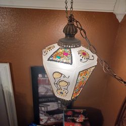 Swag Vintage Lamp  Alsome Condition  Over 50 Years Old 