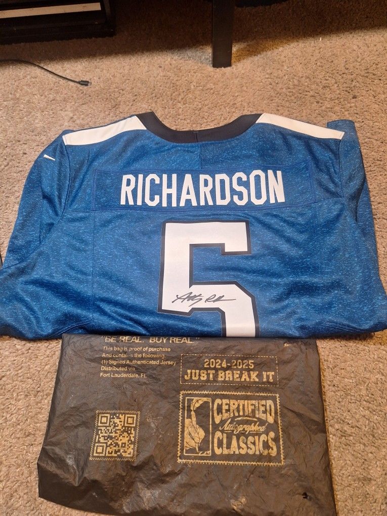 NFL Indianapolis Colts Signed Jersey