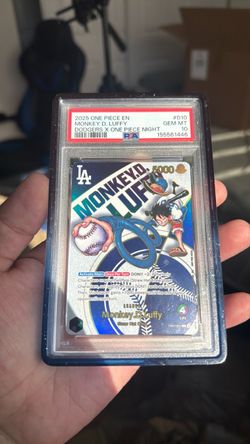 Dodgers One Piece Luffy Psa 10