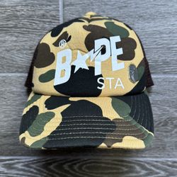 Bapesta 1st camo trucker hat
