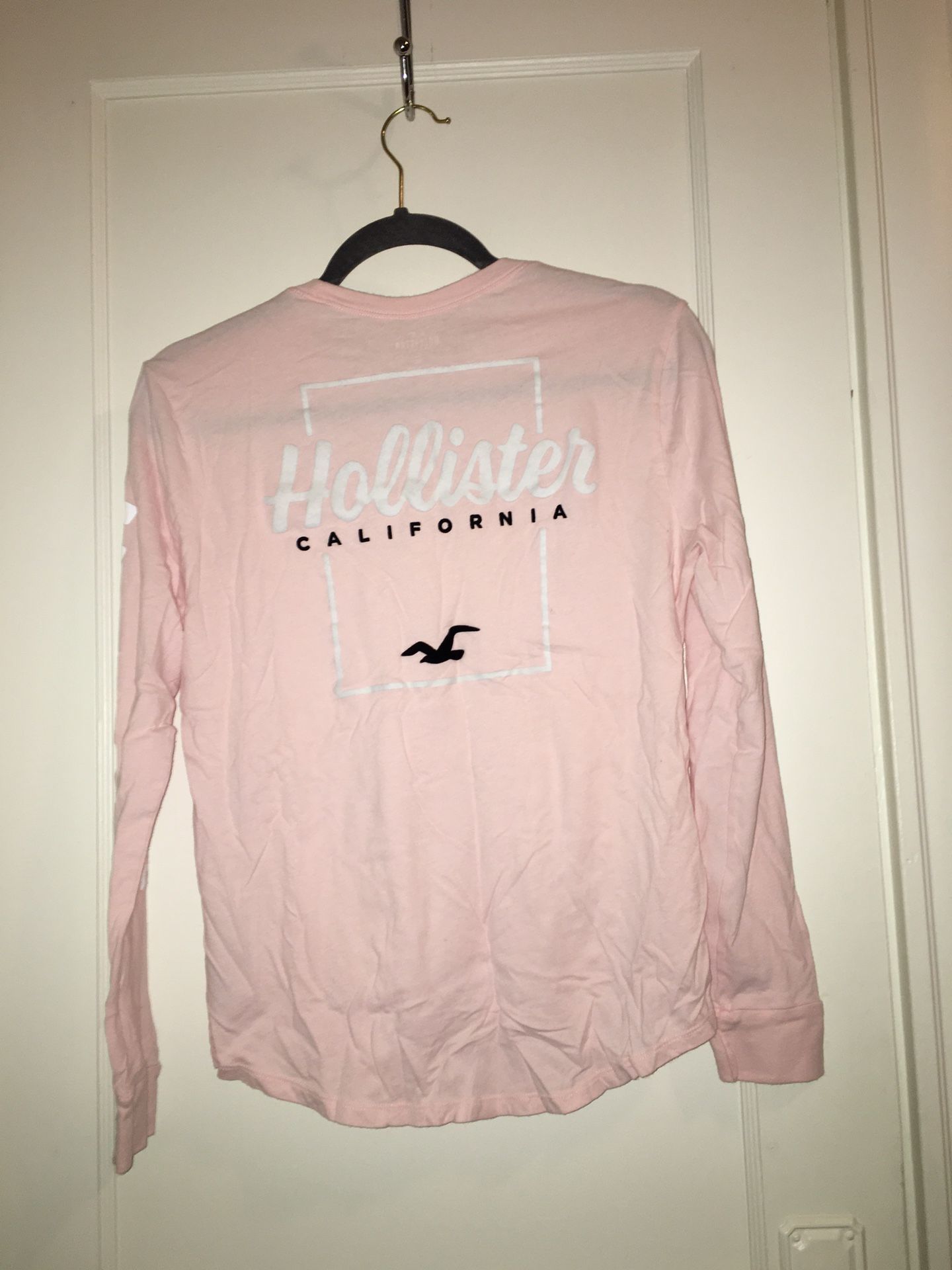 Light Pink Hollister Shirt, Size XS