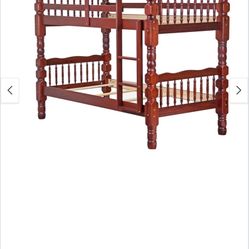 Twin Solid Wood Bunk Bed 