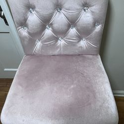 New Pink Swivel Chair / Adjustable 