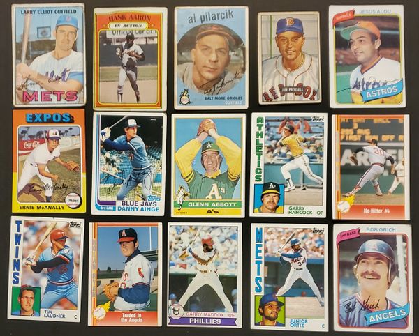 Collection of 15 Vintage Baseball Cards Nationwide Shipping for Sale in