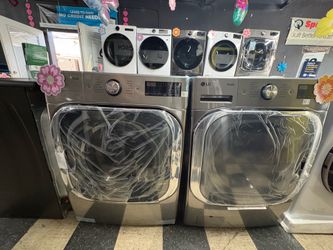 LG ThinQ Jumbo washer and dryer
